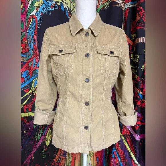 Eddie Bauer Corduroy Jacket Size Small - Picture 1 of 13
